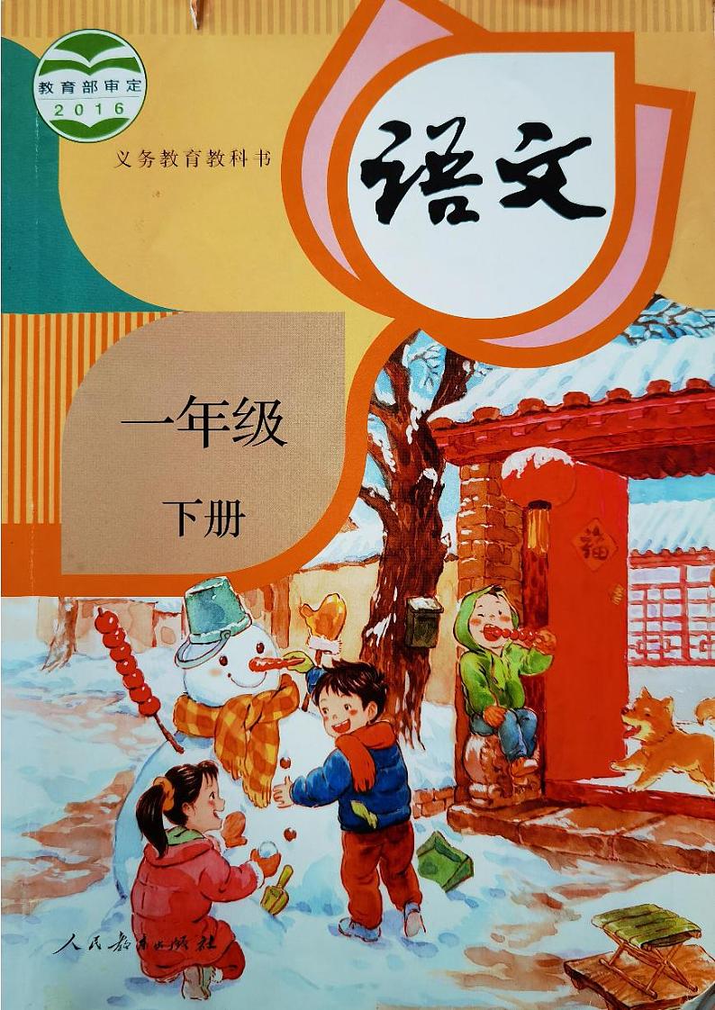 人教部编版一年级语文下册 全册思维导图第1页