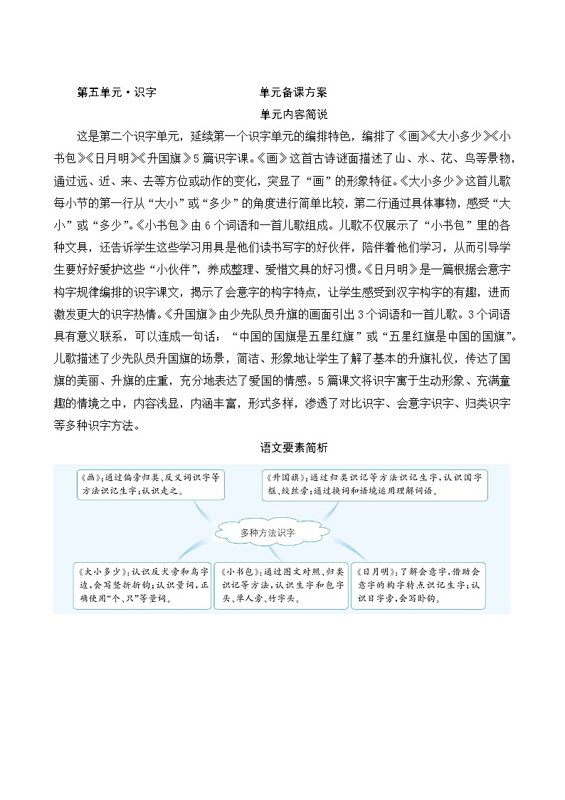 第五单元 备课方案01