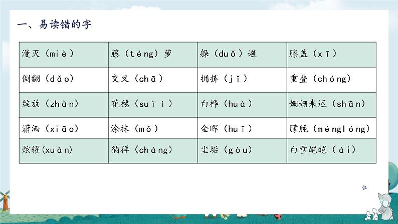 四下第三单元综合与复习课件PPT第3页