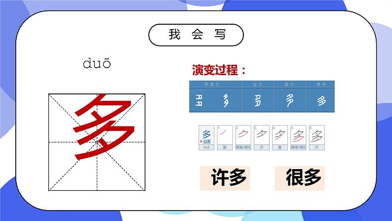 部编版一年级语文上册课文大小多少第一课时PPT课件第3页