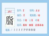 部编四下语文5 琥珀生字课件