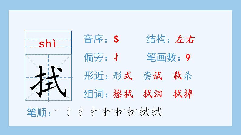 部编四下语文5 琥珀生字课件第5页