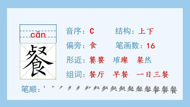 部编四下语文5 琥珀生字课件第6页