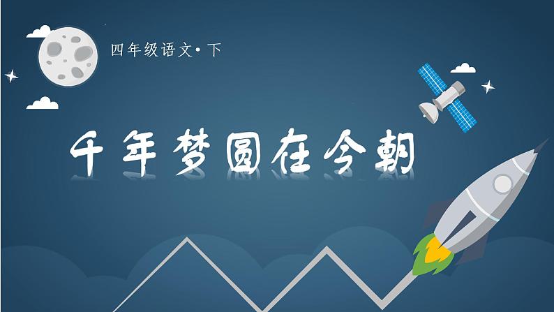 部编四下语文8 千年梦圆在今朝教学课件第4页