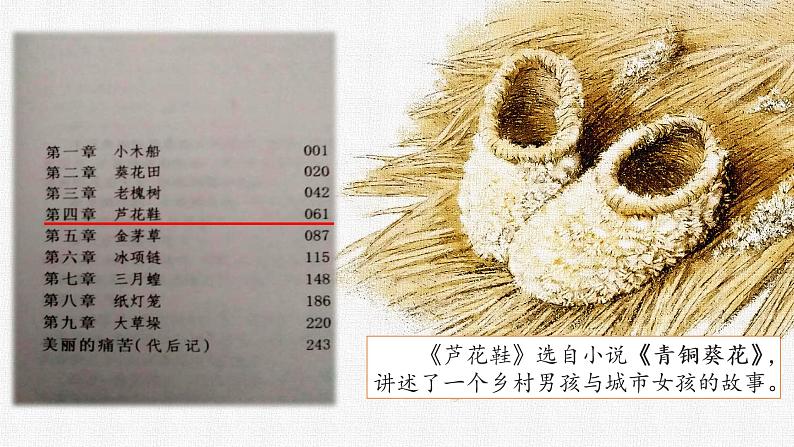 2022-2023学年部编版语文四年级下册公开课课件 21.芦花鞋第2页