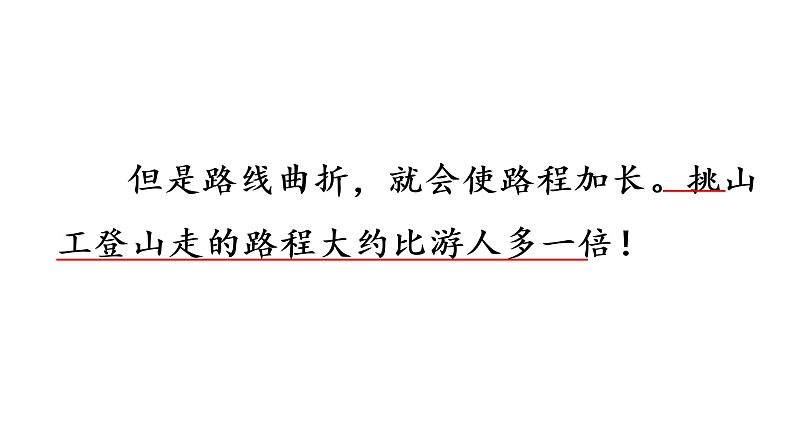 2022-2023学年部编版语文四年级下册公开课课件 第七单元25.挑山工第8页