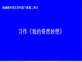 语文部编版4年级下册习作：我的奇思妙想1课件PPT