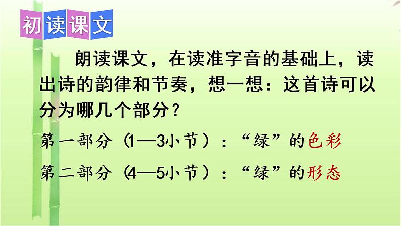 语文部编版4年级下册10课 绿6课件PPT第6页