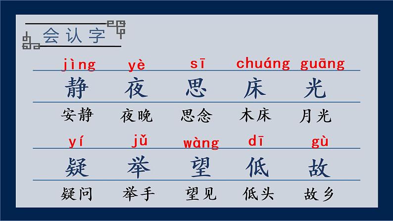 （教学课件）7 静夜思第5页