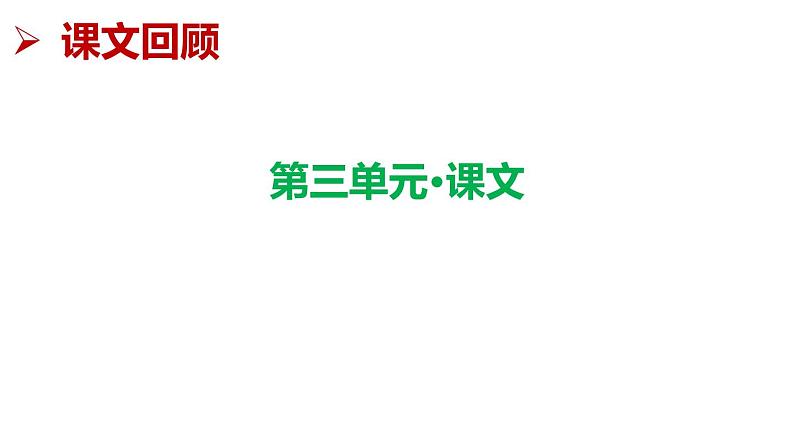 第三单元复习（课件）期中复习 人教版部编版 语文四年级下册课件03