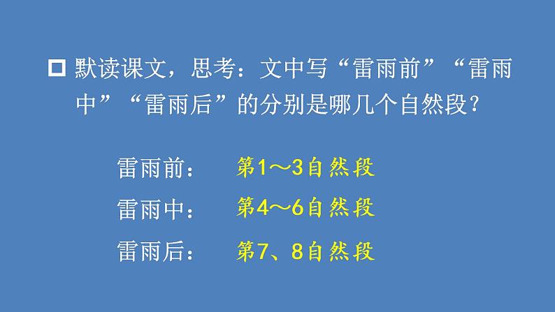 部编版二年级语文下册--16 雷雨（精品课件）07