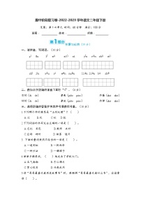 期中阶段复习卷-2022-2023学年语文二年级下册（部编版）