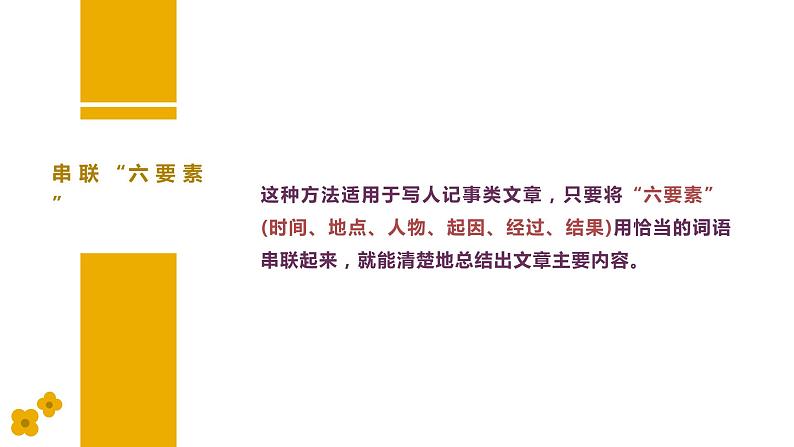 4.阅读训练【概括】小升初语文基础知识专题复习课件08