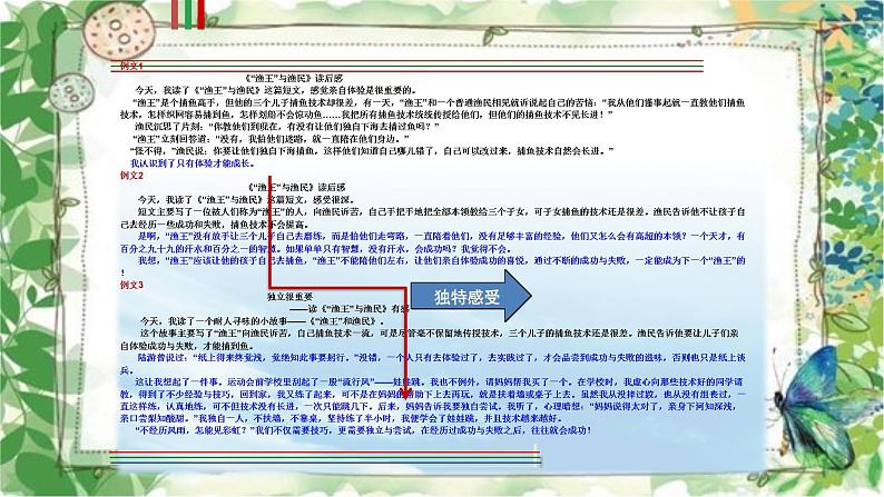 学写读后感（PPT)第6页