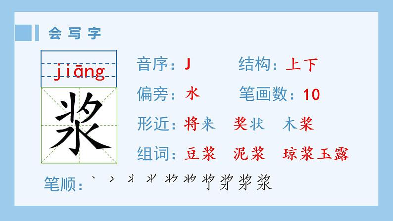 14 刷子李生字课件第2页