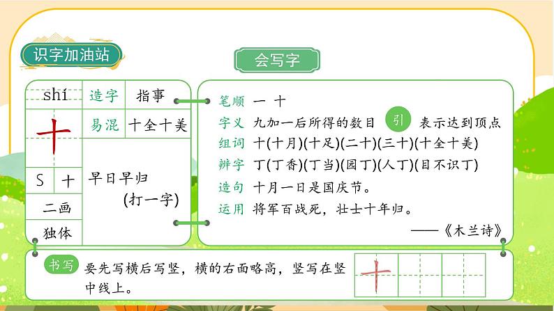 部编版语文一上 语文园地一（课件PPT）08