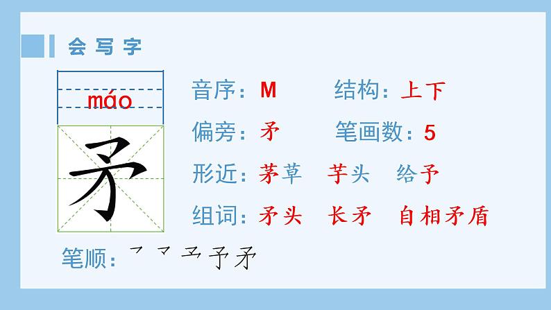 15 自相矛盾生字课件第2页