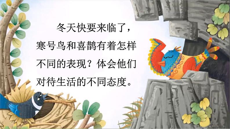 13《寒号鸟》课件+教案+练习课件+朗读视频06