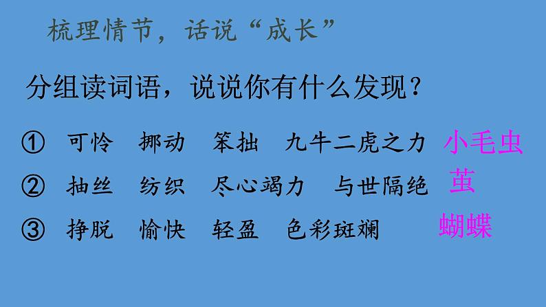 部编版二年级语文下册--22 小毛虫（优质课件1）第8页