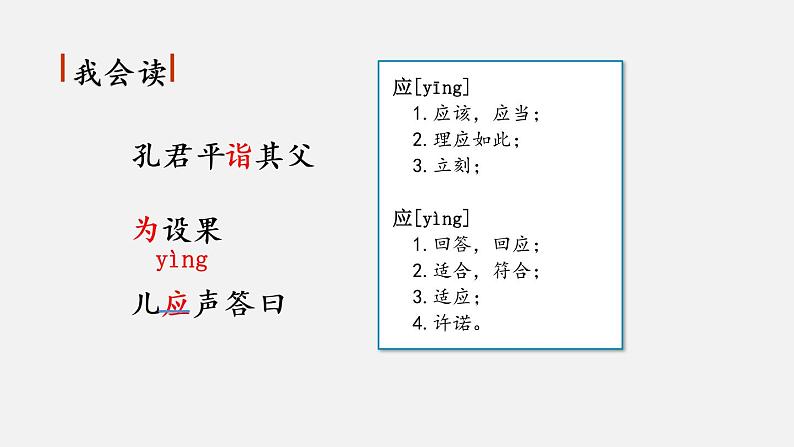 部编版五年级语文下册--21 杨氏之子（优质课件）07