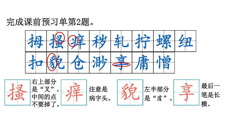 部编版五年级语文下册--22 手指（精品课件）第5页