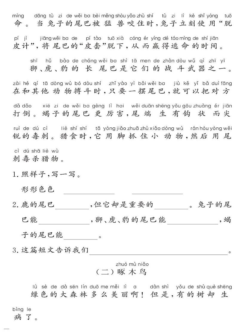 （2023春）-人教版小学语文（一下）-同步拓展阅读 期末阅读训练（三）02