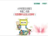 小升初人教统编版语文专题复习课件：专题三 词语（词语理解与近反义词辨析）（共35张PPT)