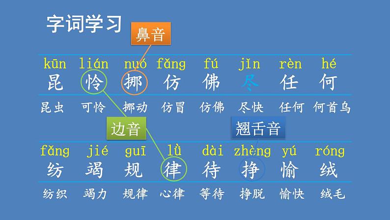 部编版二年级语文下册--22 小毛虫（精品课件）第4页