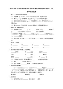 河北省邢台市临西县博华实验学校2022-2023学年六年级下学期期中语文试卷