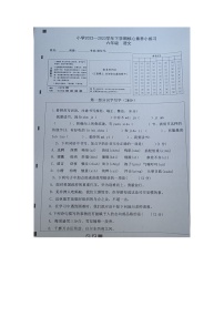 云南省玉溪市红塔区乡镇小学联考2022-2023学年六年级下学期期中语文试题