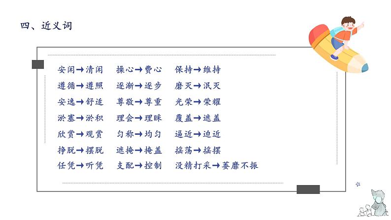 第二单元知识梳理（课件）-2022-2023学年三年级语文下册单元复习（部编版）07