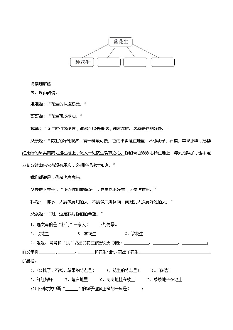 02《落花生》第2课时 课件+教案+课时测评+导学案设计02