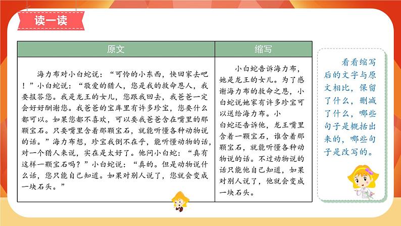 人教部编版语文五年级上册 第三单元习作《缩写故事》 课件+指导方案05