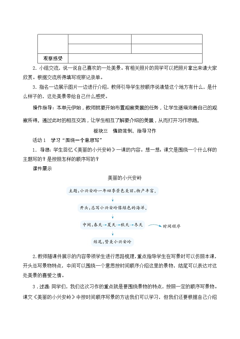 人教部编版语文三年级上册 第六单元习作  《这儿真美》 课件+指导方案03