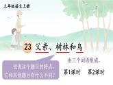 23 父親、樹(shù)林和鳥(niǎo) 課件-部編版語(yǔ)文三年級(jí)上冊(cè)