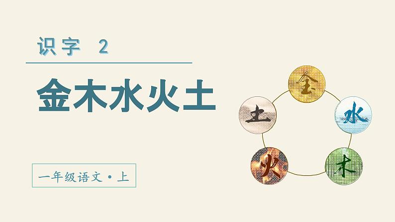 识字2  金木水火土教学课件第2页