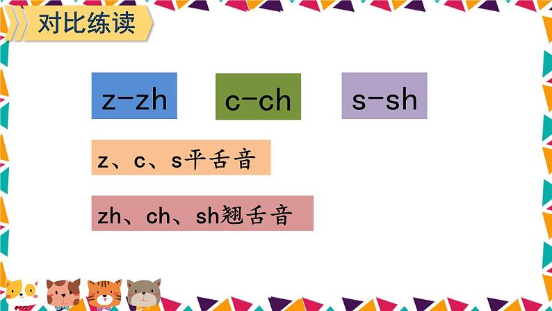 统编版语文一年级上册 第2单元 8 zh ch sh r PPT课件+教案05