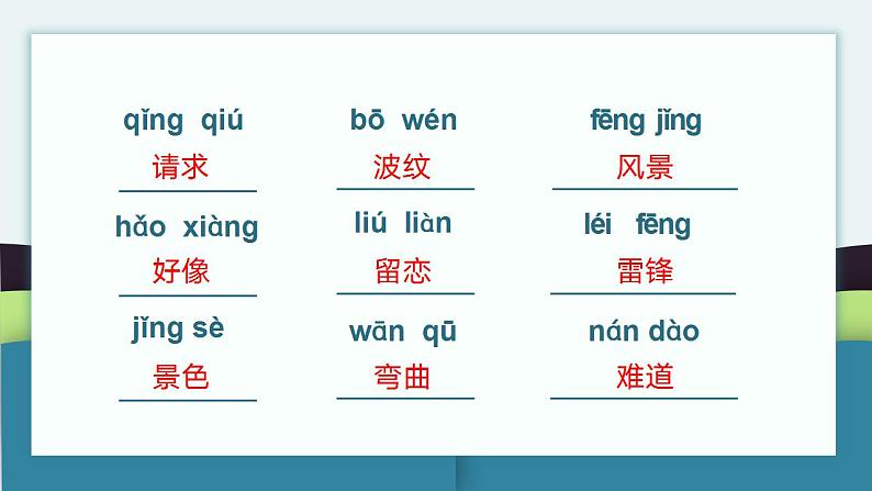 第二单元知识点复习（课件）-2022-2023学年二年级语文下册期末单元复习（统编版）第7页