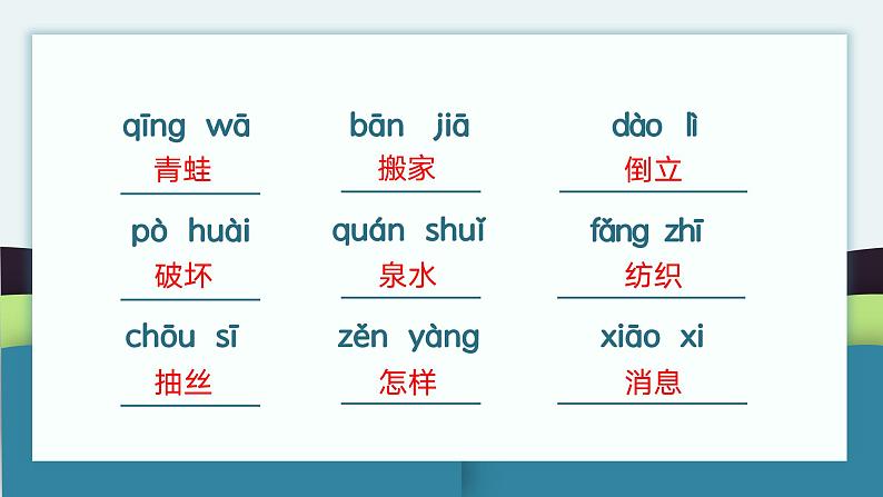 第七单元知识点复习（课件）-2022-2023学年二年级语文下册期末单元复习（统编版）第6页