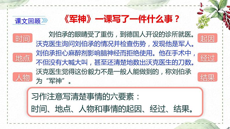 第四单元 习作： 他（   ）了（课件）-2022-2023学年语文五年级下册同步作文（部编版）第6页