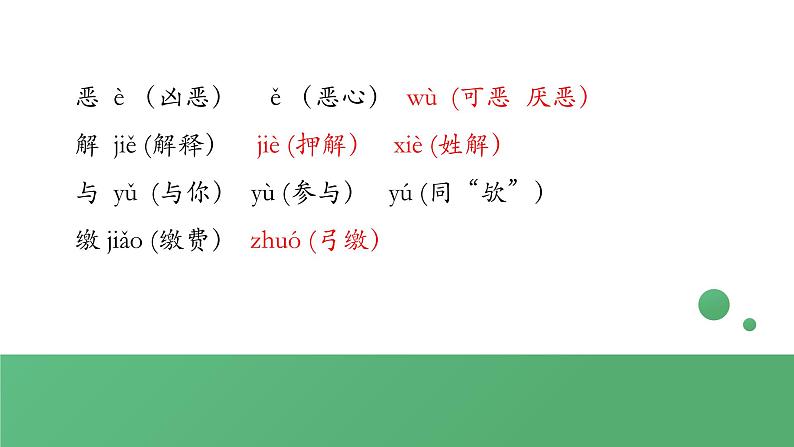 六年级语文下册期末复习 第五单元复习课件05