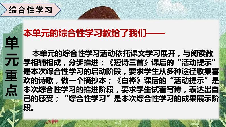 部编版语文四年级下册 第三单元总复习 课件第6页