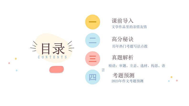 作文主题：亲情友情（课件）-小升初考试热点作文02