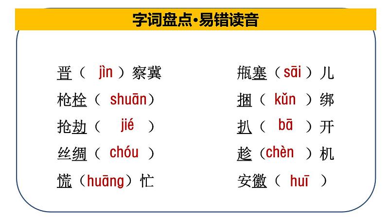 四年级下册期末复习备考  第六单元（课件）2022-2023学年（统编版）第8页