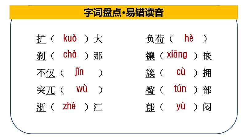 四年级下册期末复习备考  第五单元（课件）2022-2023学年（统编版）第8页