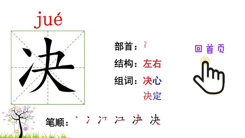 人教版二年级语文下册 20 蜘蛛开店（笔顺）课件PPT第3页