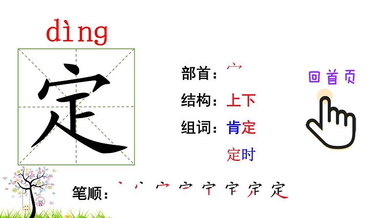 人教版二年级语文下册 20 蜘蛛开店（笔顺）课件PPT第4页