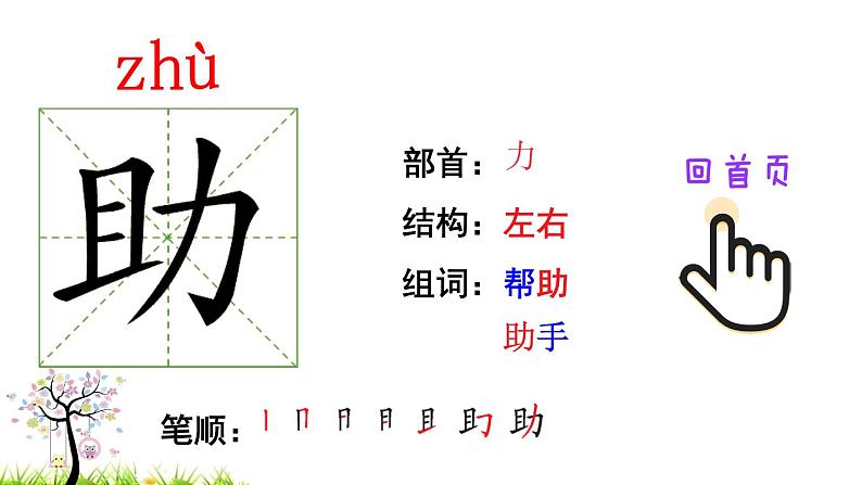 人教版二年级语文下册 17 要是你在野外迷了路（笔顺）课件PPT第5页