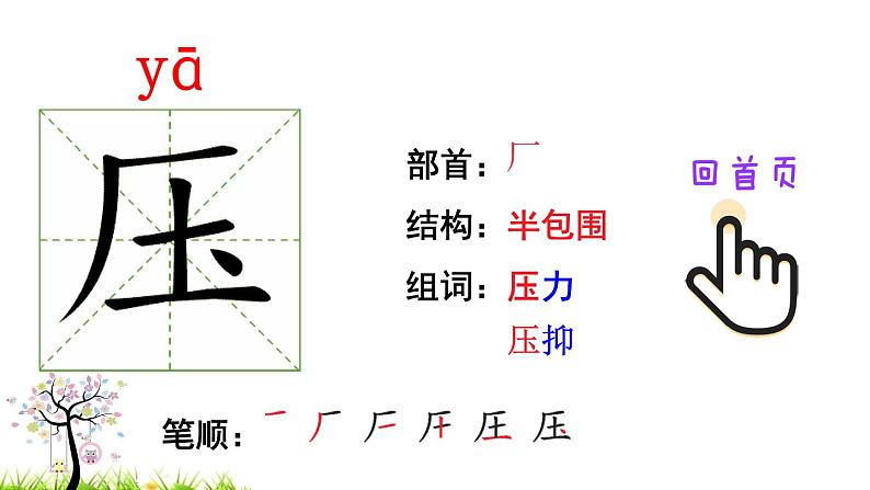 人教版二年级语文下册 16 雷雨（笔顺）课件PPT第5页