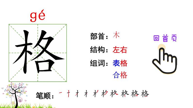 人教版二年级语文下册 4 邓小平爷爷植树（笔顺）课件PPT04